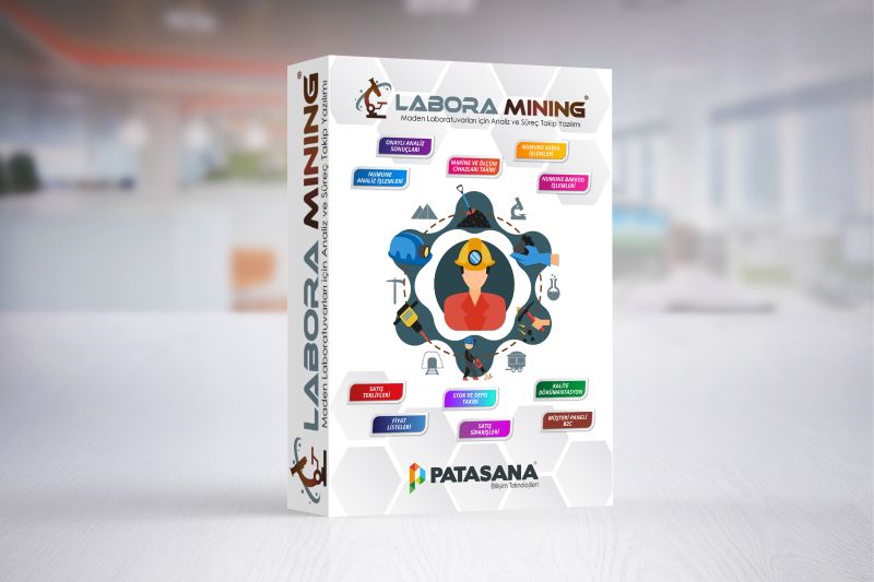 LABORA Mining - Maden Analiz Laboratuvarları İçin Analiz ve Süreç Takip Yazılımı - Patasana Bilişim Teknolojileri